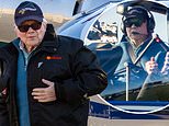 Sir David Jason, 83, takes to the skies in his Robinson R44 helicopter