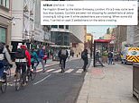 Watch egocentric cyclists ignore pedestrians on zebra crossing in footage that fuelled petition to No10